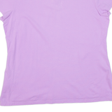 TOMMY HILFIGER Womens Polo Shirt Purple XL