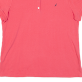NAUTICA Womens Polo Shirt Pink XL