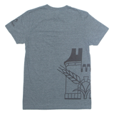 GILDAN Mens T-Shirt Grey XS
