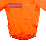 TRIBAN Cycling Zip Up Mens Jersey Orange High Neck S