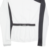 ZERORH Cycling Zip Up Mens Jersey White Long Sleeve High Neck L