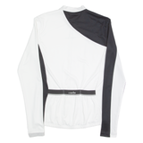 ZERORH Cycling Zip Up Mens Jersey White Long Sleeve High Neck L