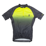 STOKE Cycling Mens Jersey Black 1/4 Zip S