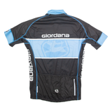 GIORDANA Cycling Zip Up Mens Jersey Blue High Neck L