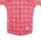 ZOOT Check Cycling Zip Up Womens Jersey Pink High Neck L
