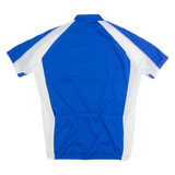 Cycling Mens Jersey Blue 1/4 Zip L