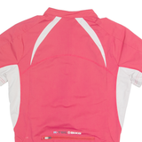 K-TEC Cycling Zip Up Womens Jersey Pink High Neck S