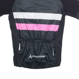 89 SPORTS Cycling Zip Up Mens Jersey Black High Neck L