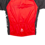 ODLO Cycling Mens Jersey Red 1/4 Zip XL