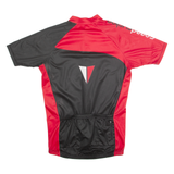 CRIVIT Cycling Zip Up Mens Jersey Black High Neck M