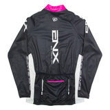 ENDURANCE Cycling Zip Up Womens Jersey Black Long Sleeve High Neck L