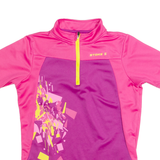 STOKE Cycling Girls Jersey Pink 1/4 Zip M