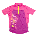 STOKE Cycling Girls Jersey Pink 1/4 Zip M