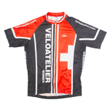 TZAMO Cycling Zip Up Mens Jersey Black High Neck XL