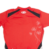 ZIENER Cycling Zip Up Mens Jersey Red High Neck L