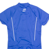 CRIVIT Cycling Womens Jersey Blue 1/4 Zip S