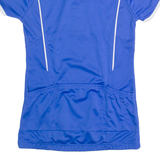 CRIVIT Cycling Womens Jersey Blue 1/4 Zip S