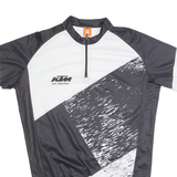 KTM Cycling Mens Jersey Black 1/4 Zip M