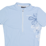RACER Cycling Womens Jersey Blue 1/2 Zip S
