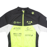 ROGELLI Cycling Zip Up Mens Jersey Yellow High Neck XL