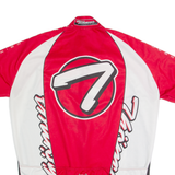 THOEMUS Cycling Zip Up Mens Jersey Red High Neck 3XL