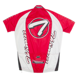 THOEMUS Cycling Zip Up Mens Jersey Red High Neck 3XL