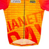 CIEGI Cycling Zip Up Mens Jersey Orange High Neck XS
