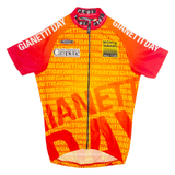 CIEGI Cycling Zip Up Mens Jersey Orange High Neck XS