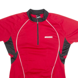 BRUNEX Cycling Mens Jersey Red 1/4 Zip M
