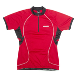 BRUNEX Cycling Mens Jersey Red 1/4 Zip M