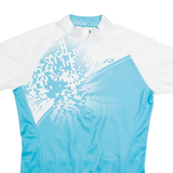 PROTECTIVE Cycling Womens Jersey Blue 1/4 Zip S