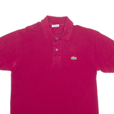 LACOSTE Mens Polo Shirt Maroon S