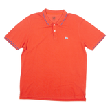 LEE Mens Polo Shirt Orange L