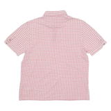 TED BAKER Mens Polo Shirt Red Geometric S