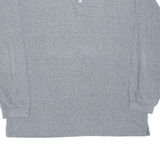 CHAMPION Mens Polo Shirt Grey Long Sleeve XL