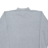 CHAMPION Mens Polo Shirt Grey Long Sleeve XL