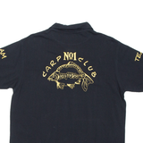 Mens Polo Shirt Black L