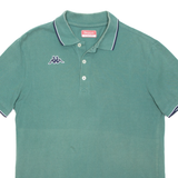 KAPPA Mens Polo Shirt Green L
