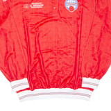 Mens Polo Shirt Red Long Sleeve L