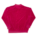 Velvet Womens Polo Shirt Pink Long Sleeve L
