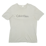 CALVIN KLEIN Mens T-Shirt Grey M