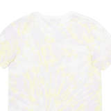 ADIDAS Womens Tie Dye T-Shirt Purple UK 10