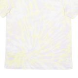 ADIDAS Womens Tie Dye T-Shirt Purple UK 10