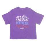 AMERICAN CANCER SOCIETY Womens T-Shirt Purple M