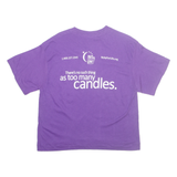 AMERICAN CANCER SOCIETY Womens T-Shirt Purple M