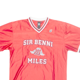 SIR BENNI MILES Mens Jersey Red USA V-Neck L