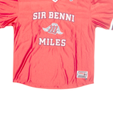 SIR BENNI MILES Mens Jersey Red USA V-Neck L