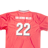 SIR BENNI MILES Mens Jersey Red USA V-Neck L