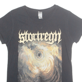 GILDAN Stortregn Womens Band T-Shirt Black M