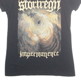 GILDAN Stortregn Womens Band T-Shirt Black M